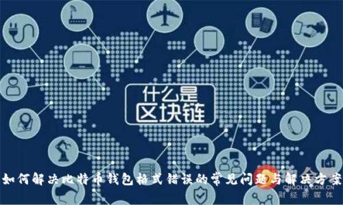 如何解决比特币钱包格式错误的常见问题与解决方案