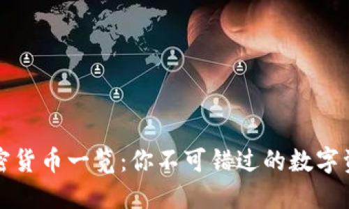 国际主要加密货币一览：你不可错过的数字资产投资机会